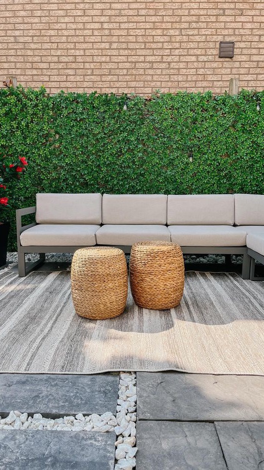 A simple trellis upgrade that transformed an outdoor area