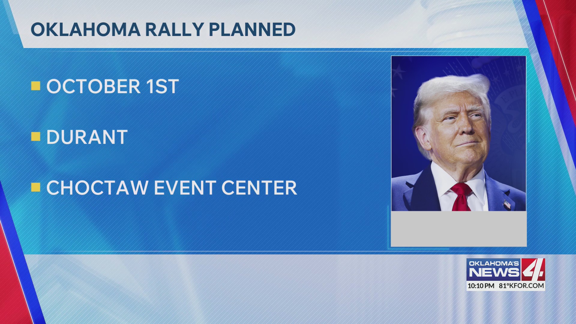 President Donald Trump to join midterm rally