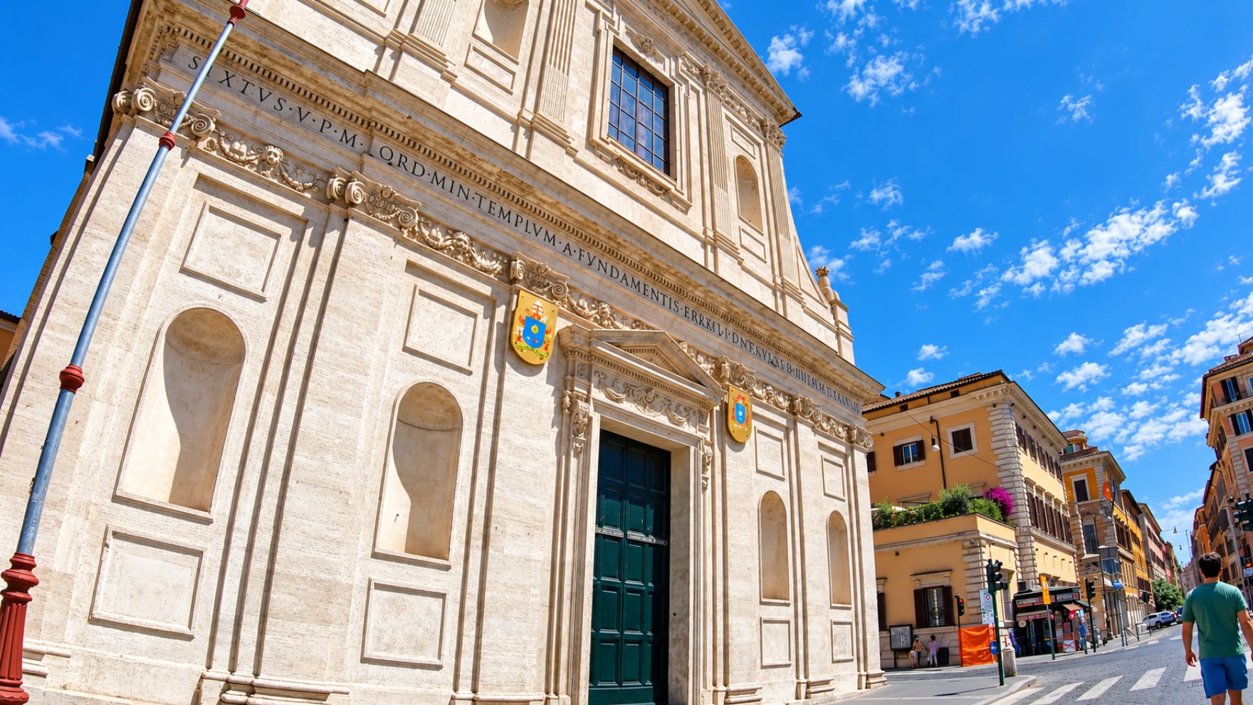 Historic streets near Rome’s Spanish Steps (4K)