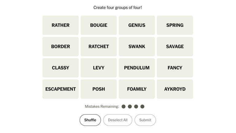 Get today's NYT Connections puzzle hints and answers for September 25, 2026