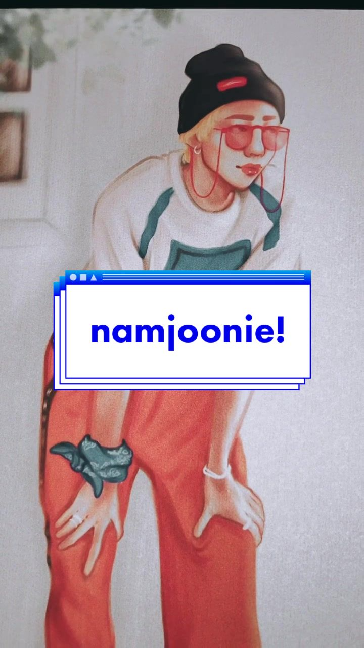 A colorful BTS fan art commission showcase