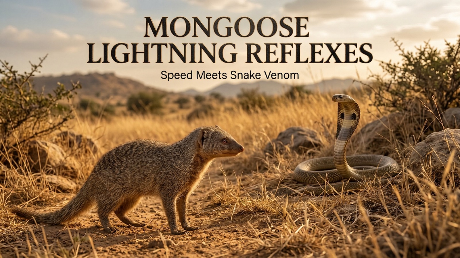 Mongoose - the fastest move in the wild