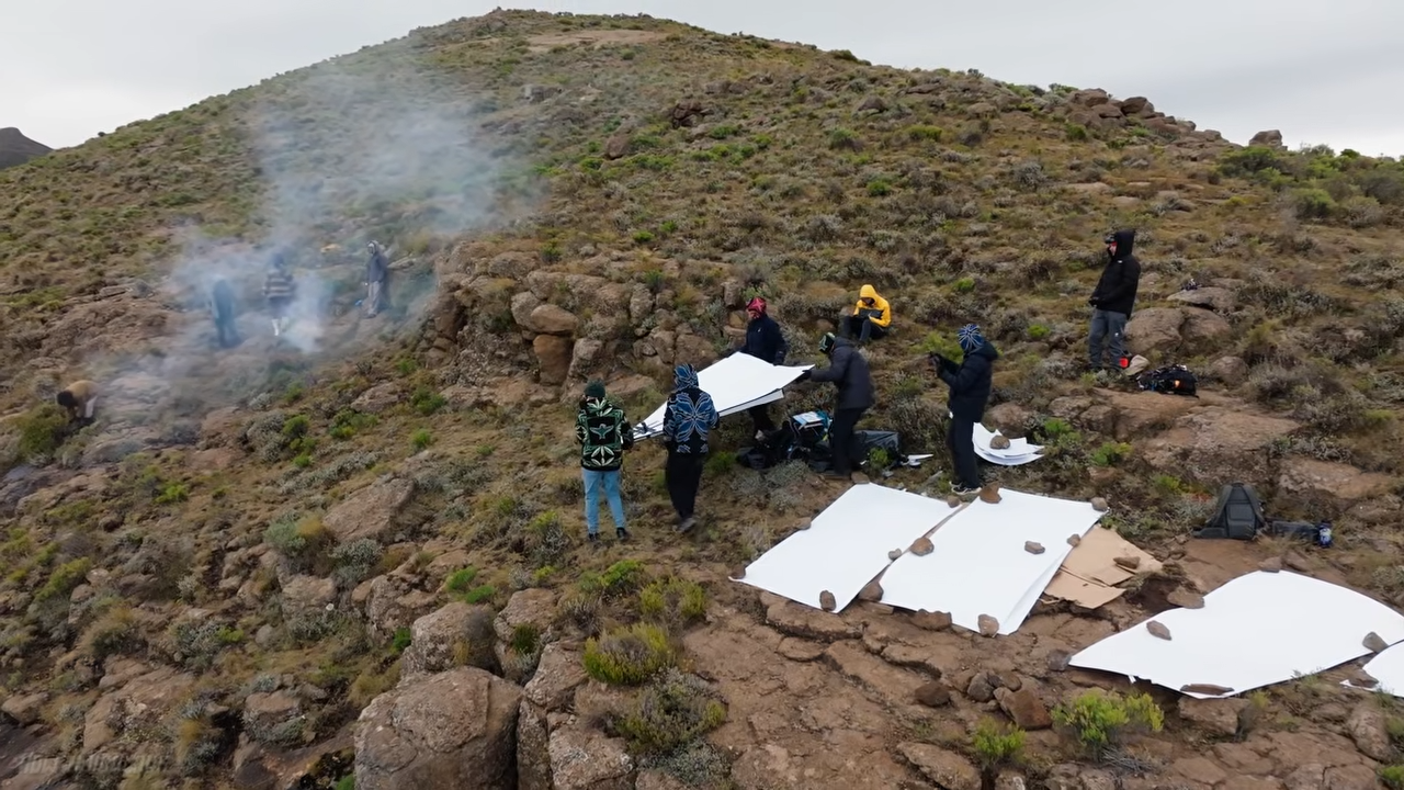 They threw random things off a mountain and called it a contest