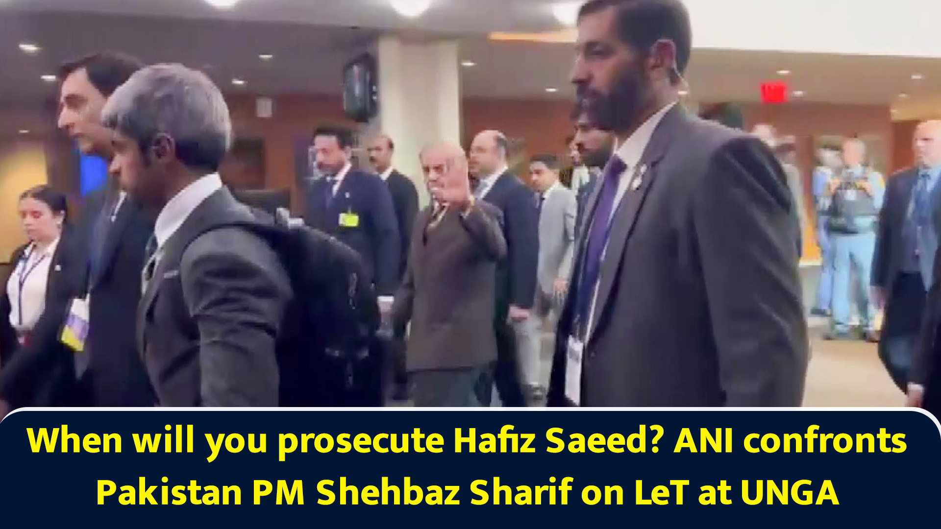 When will you prosecute Hafiz Saeed? ANI confronts Pakistan PM Shehbaz ...
