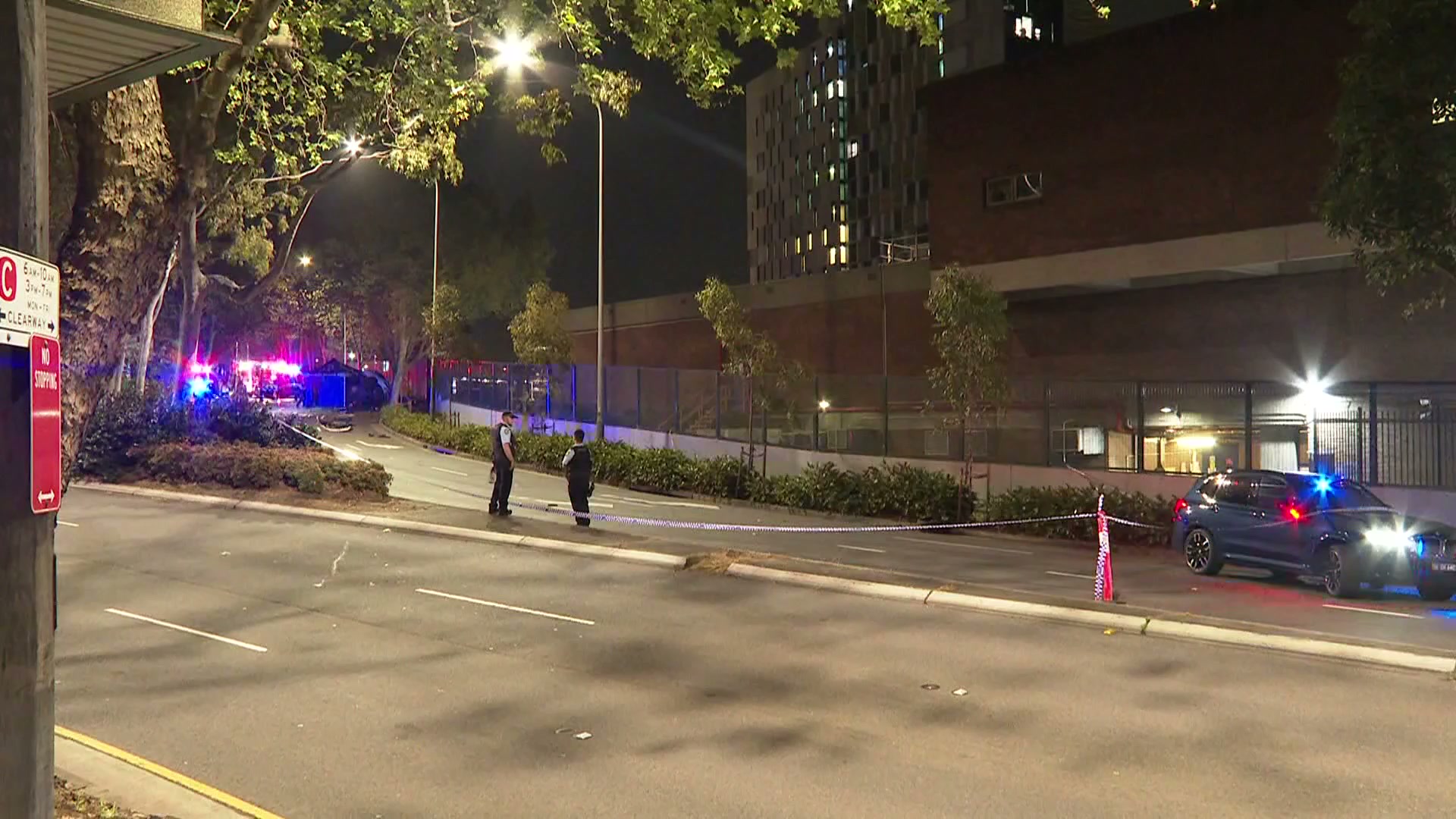 20-year-old police officer in inner-Sydney car crash