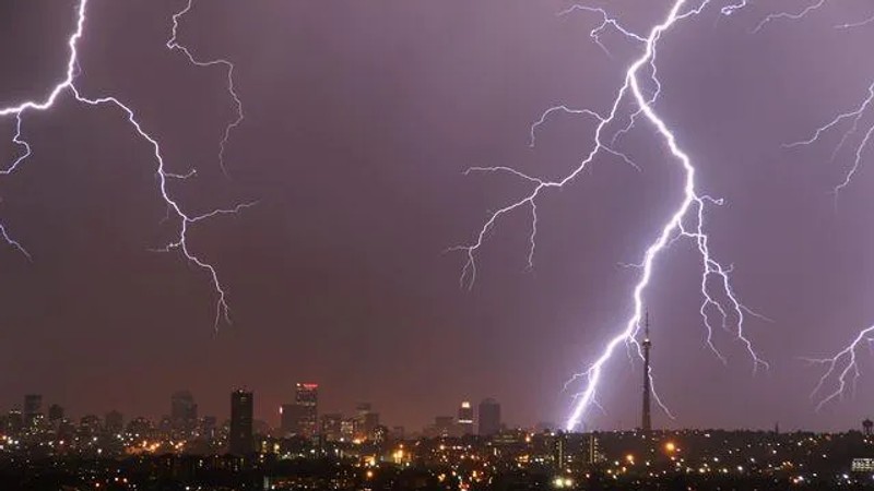 Yellow level 2 warning issued for severe thunderstorms in Ekurhuleni