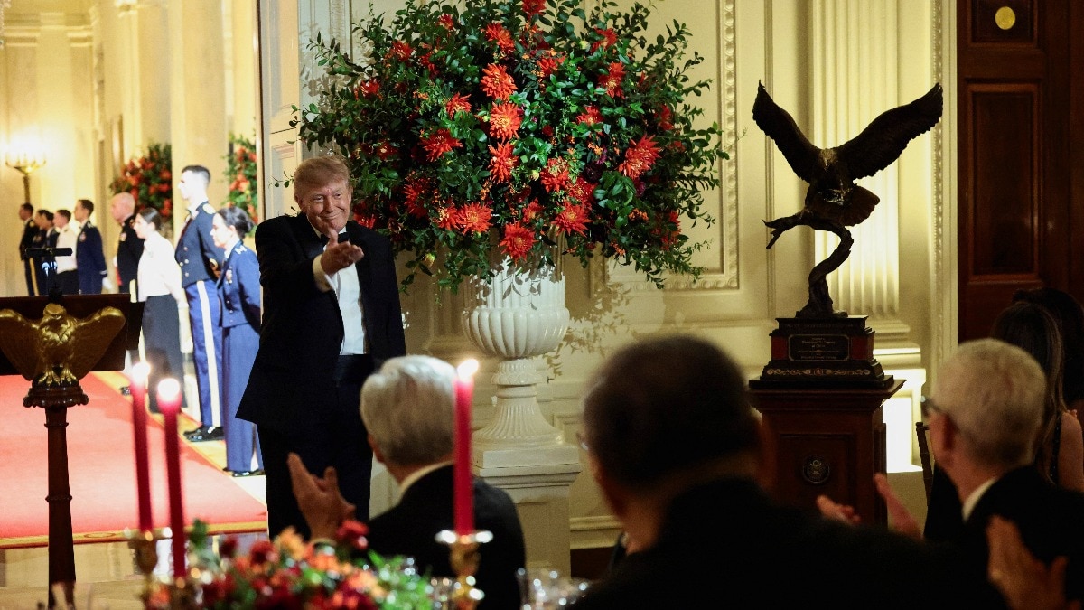 Trump gifts Xi US national symbol, says they've never gotten along better