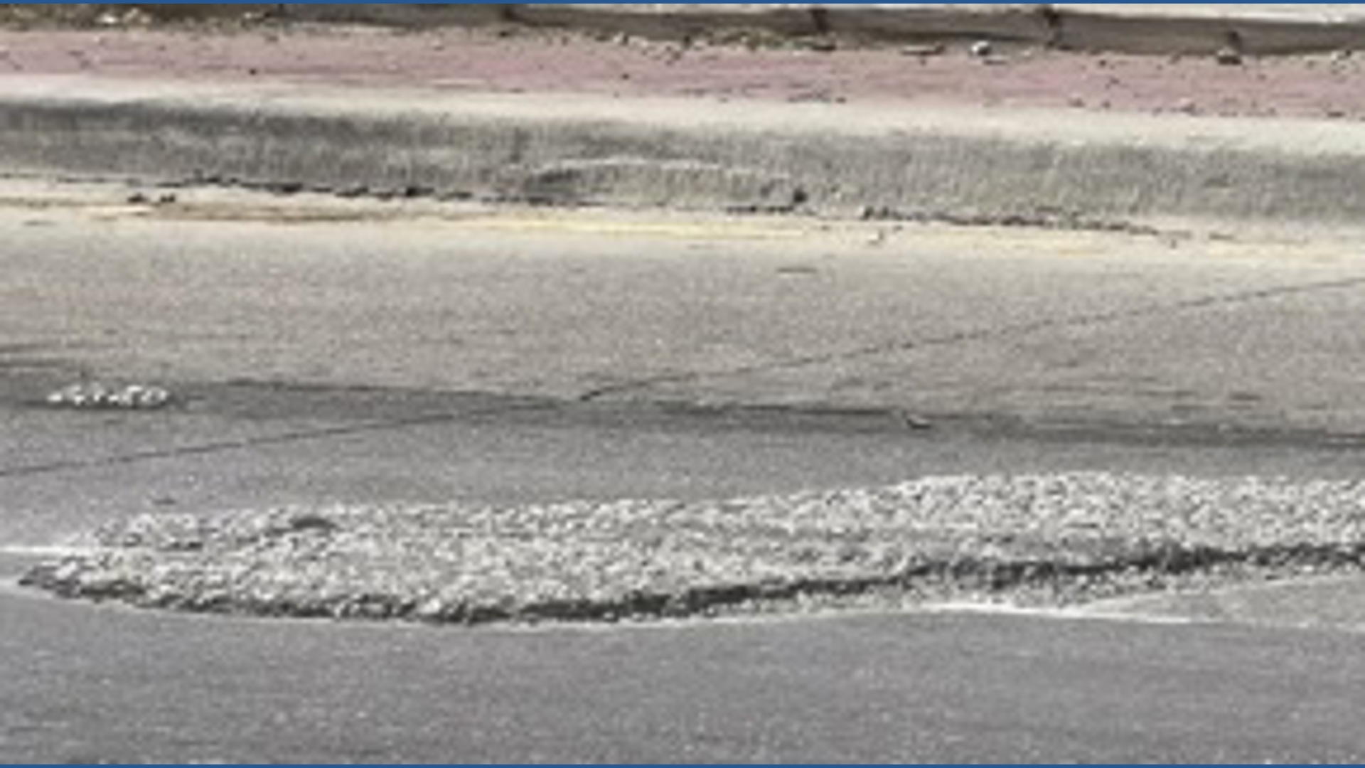 Cement spillage on roads near Highland Hills neighborhood