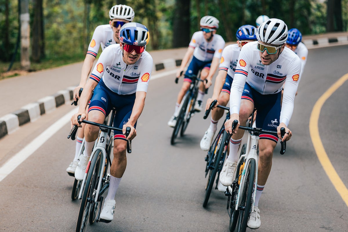 Pidcock furious after teammates hit by police motorbike during race