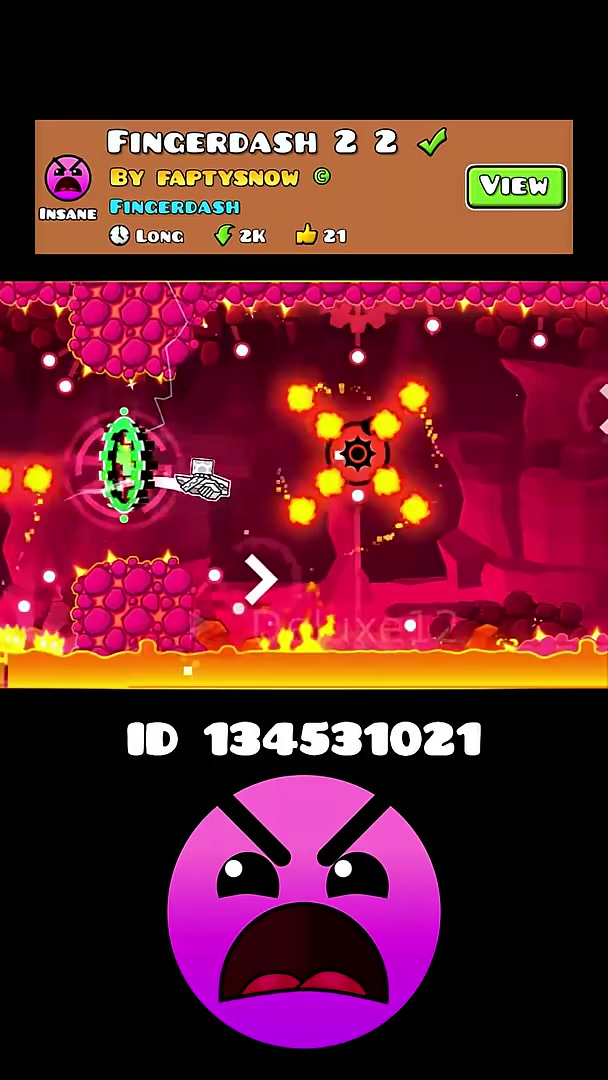 FINGERDASH 2.2 is actually insane #geometrydash #gd