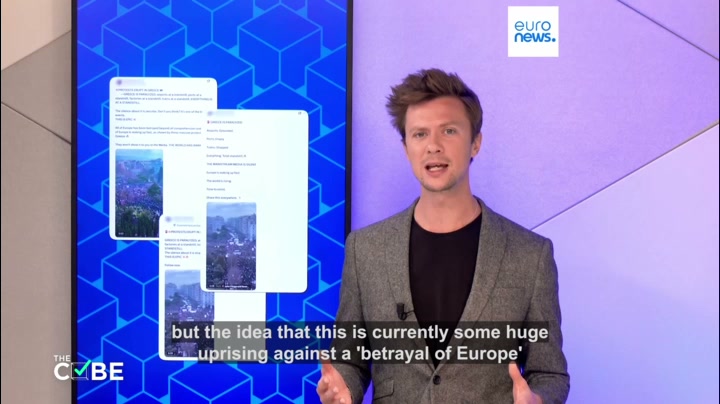 Old video of Greek protests shared with claims country is 'paralysed'