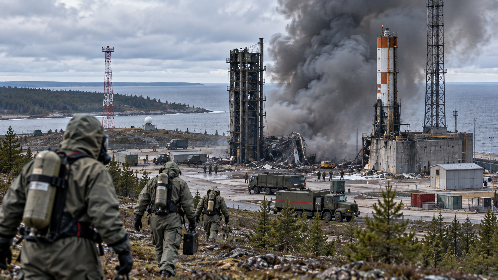 Something exploded at a secret Russian missile site. Then radiation ...