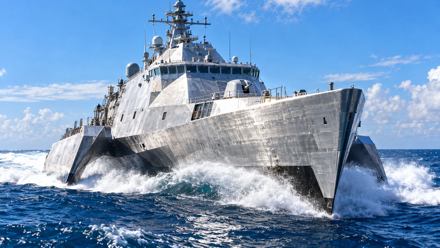 Why is the US building aluminum warships