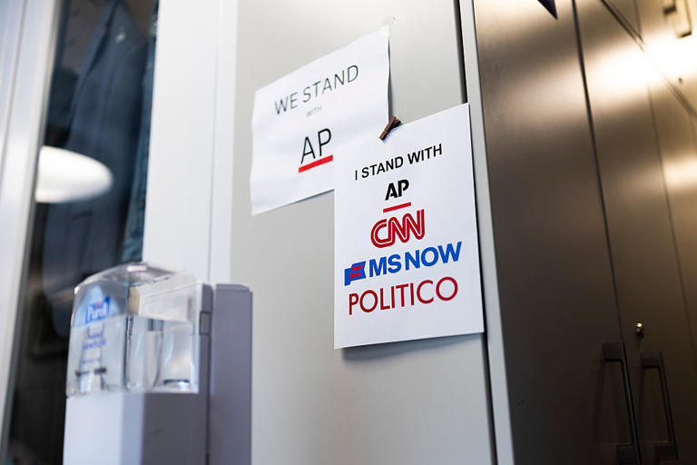 Major news outlets band together to fight Trump ban