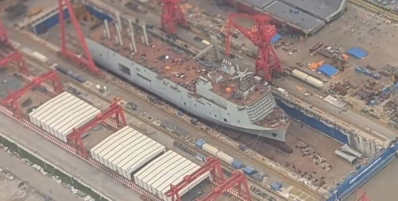 China spotted building potential mothership for uncrewed subs