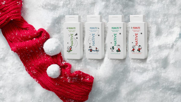 Native just launched a new Peanuts holiday collection with 4 festive ...
