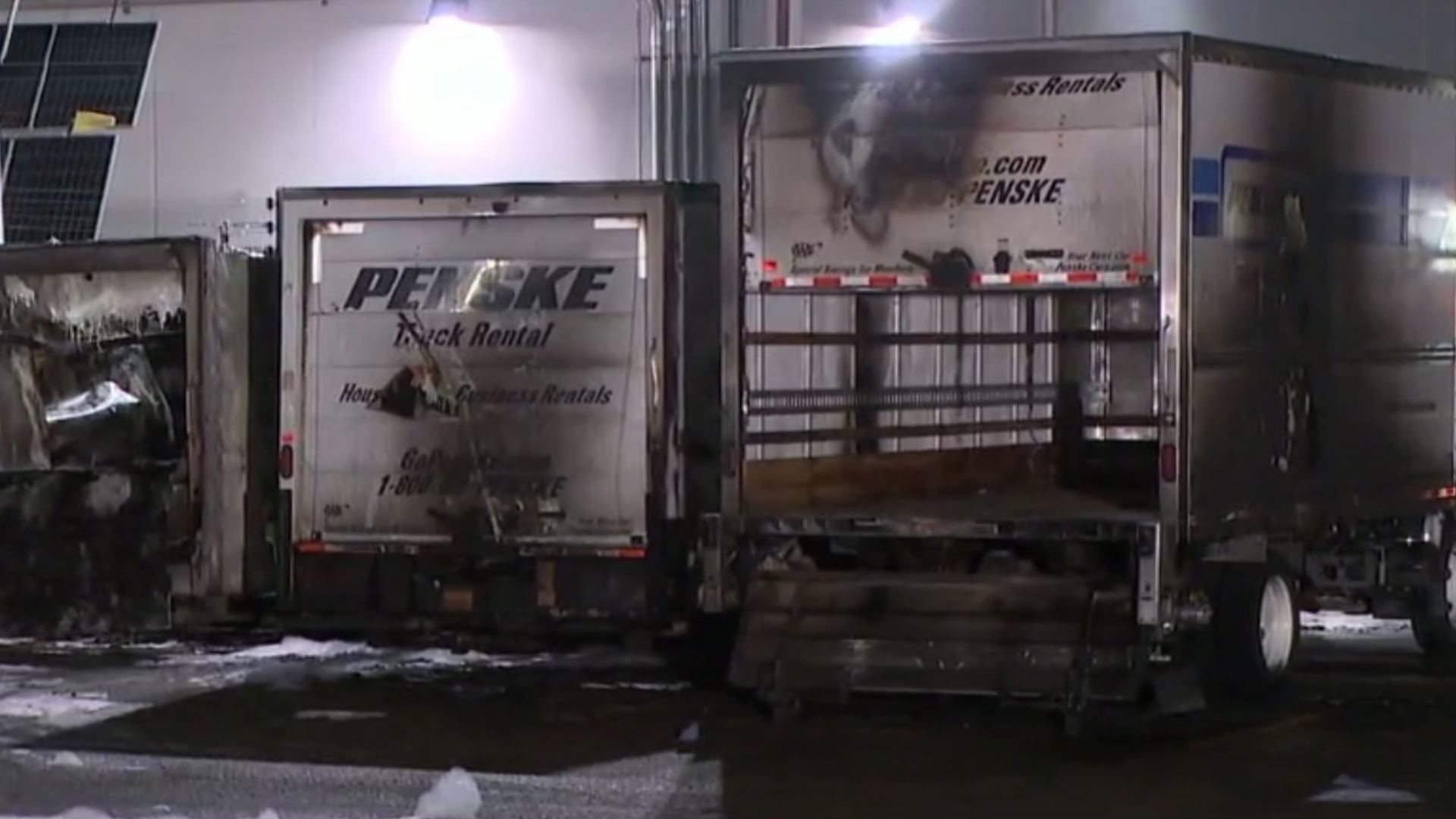 Breaking: Fire destroys trucks at SoDo rental business