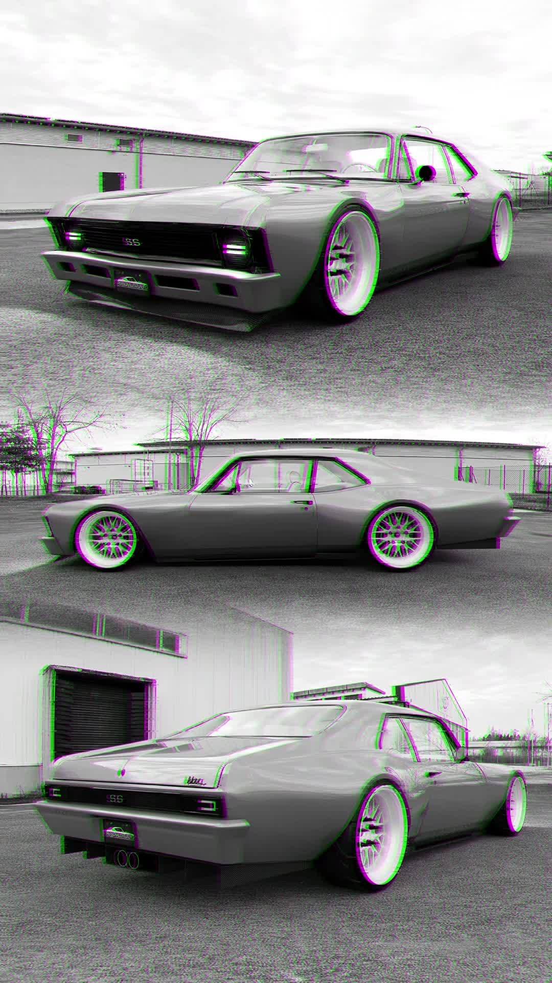 Modernizing a classic Chevy Nova with custom design