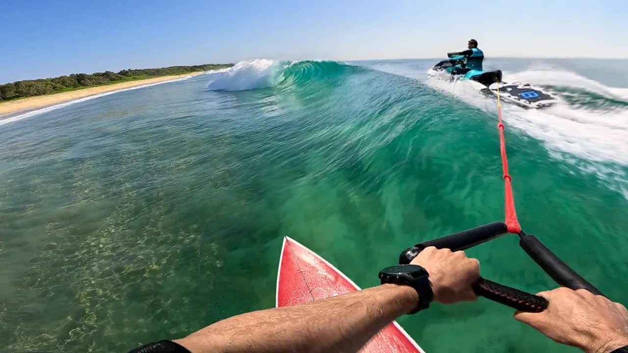 I'd never tried this before… then we hit full speed