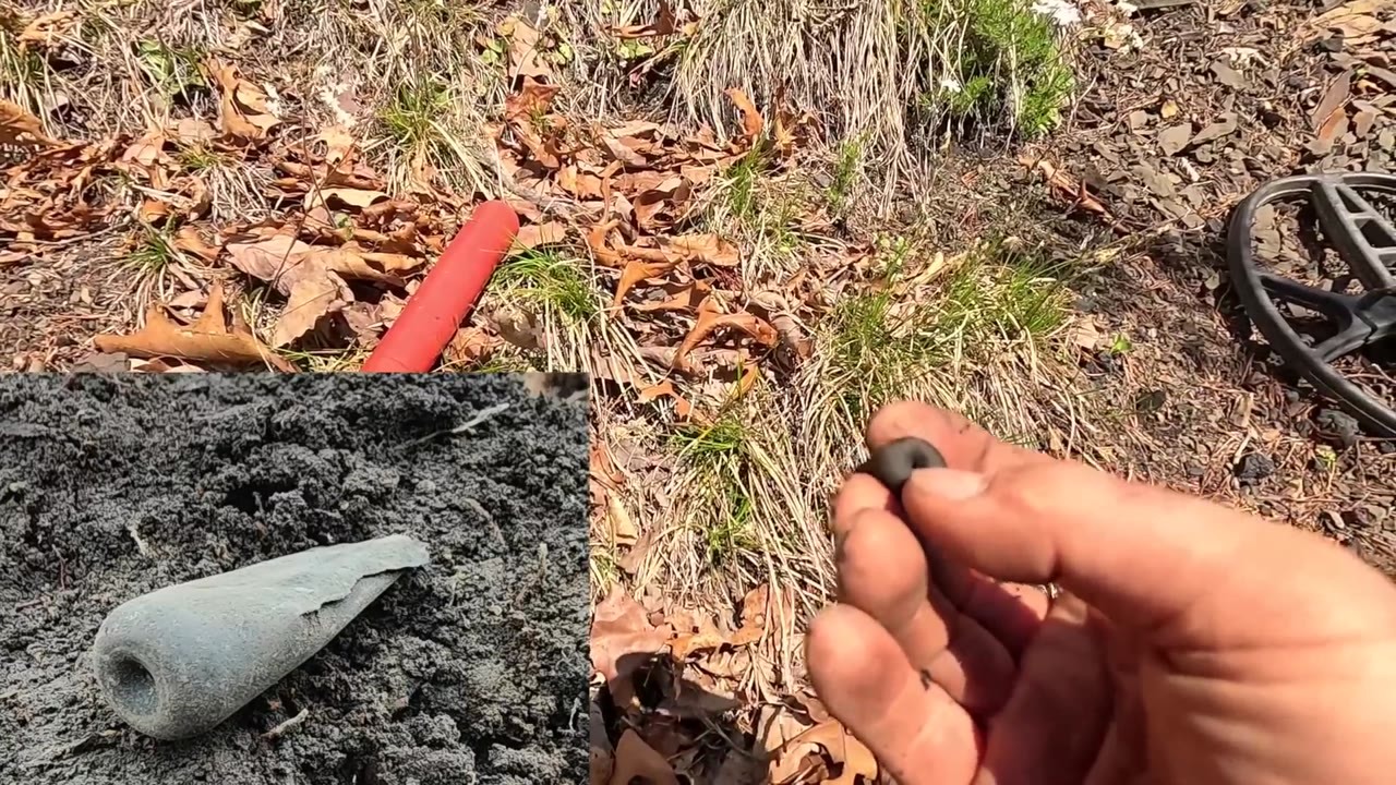 He dug up a Gallagher carbine bullet. Then he found the rest of the ...
