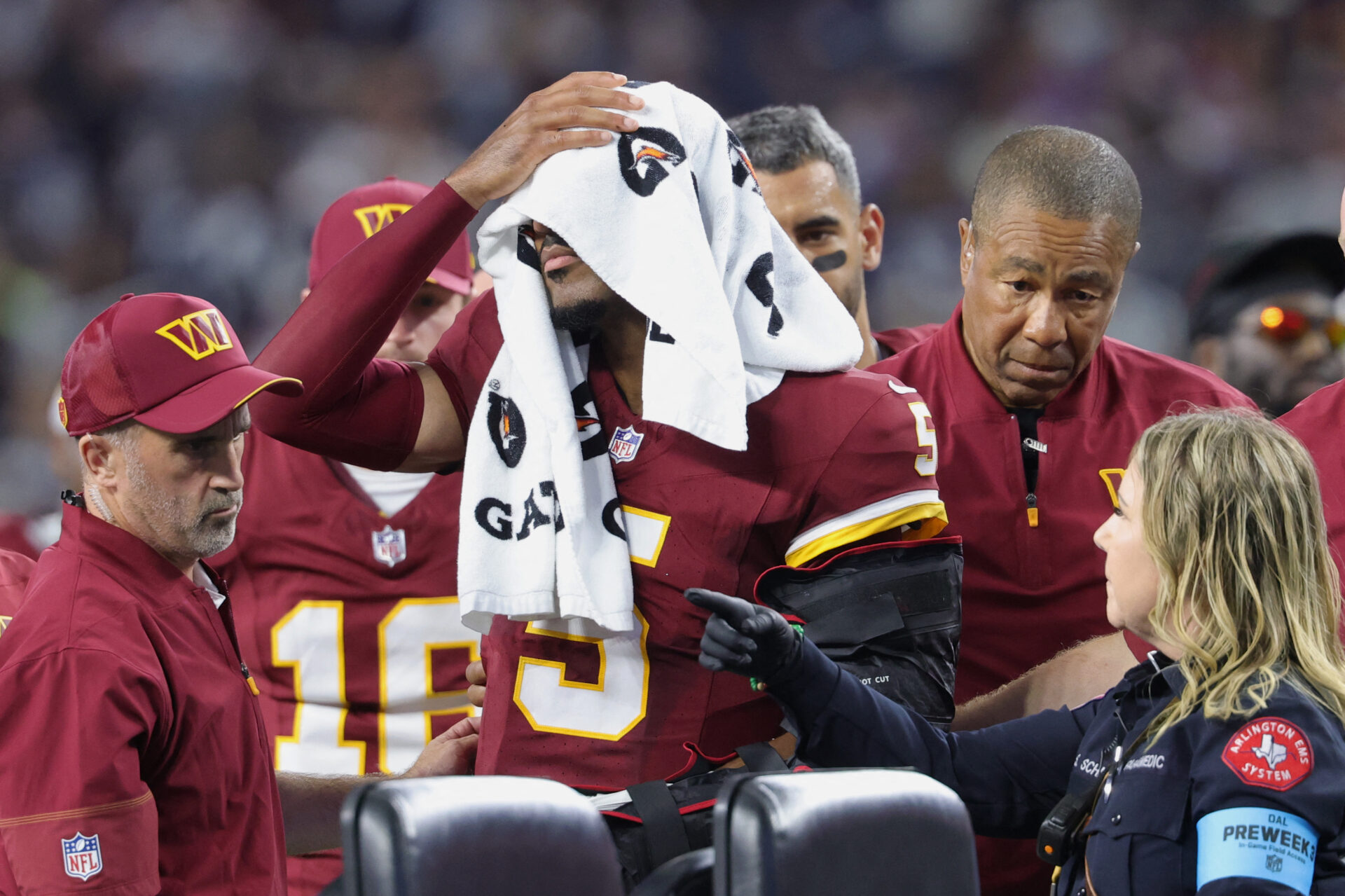 Jayden Daniels injury update from Commanders GM spells good news