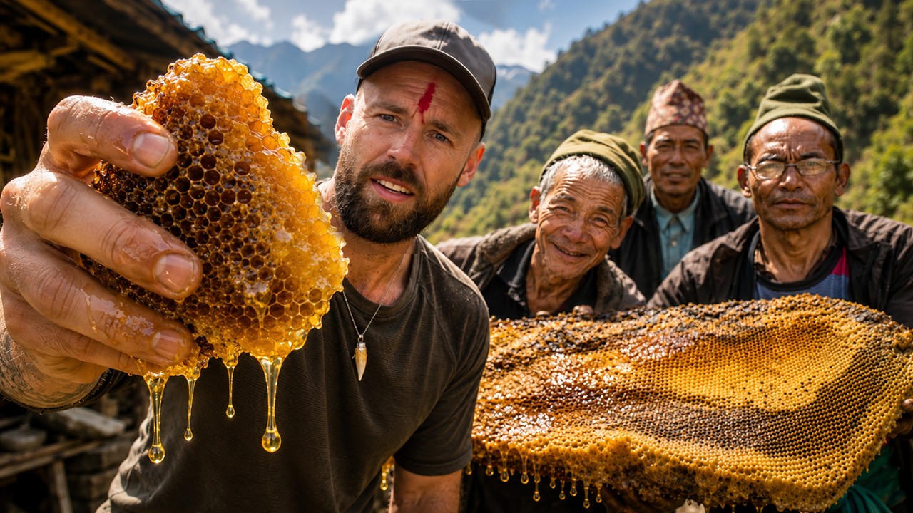They dangled from a 700-foot Himalayan cliff without harnesses to steal ...