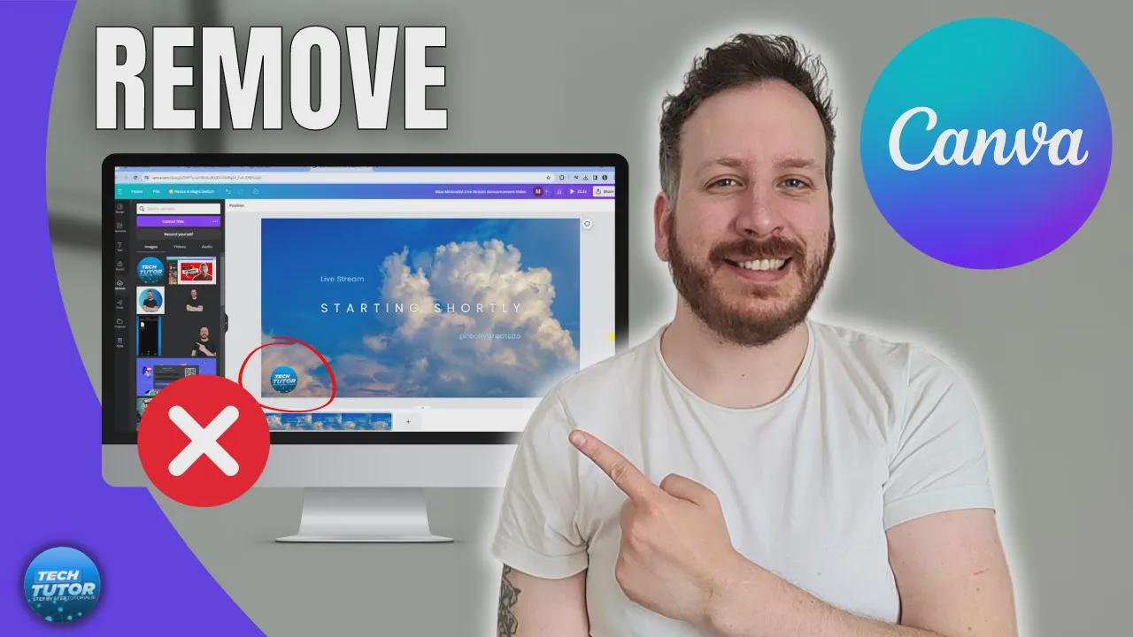 How to remove watermark from video in Canva