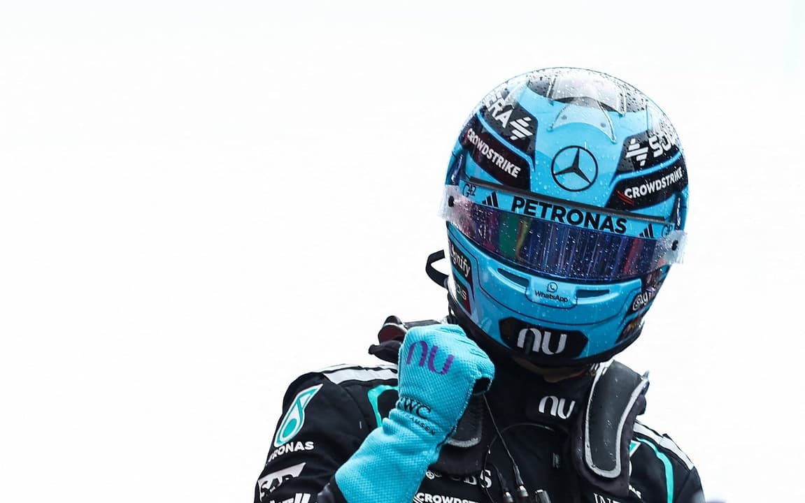 Com batida de Antonelli, Russell conquista pole do GP do Azerbaijão na ...