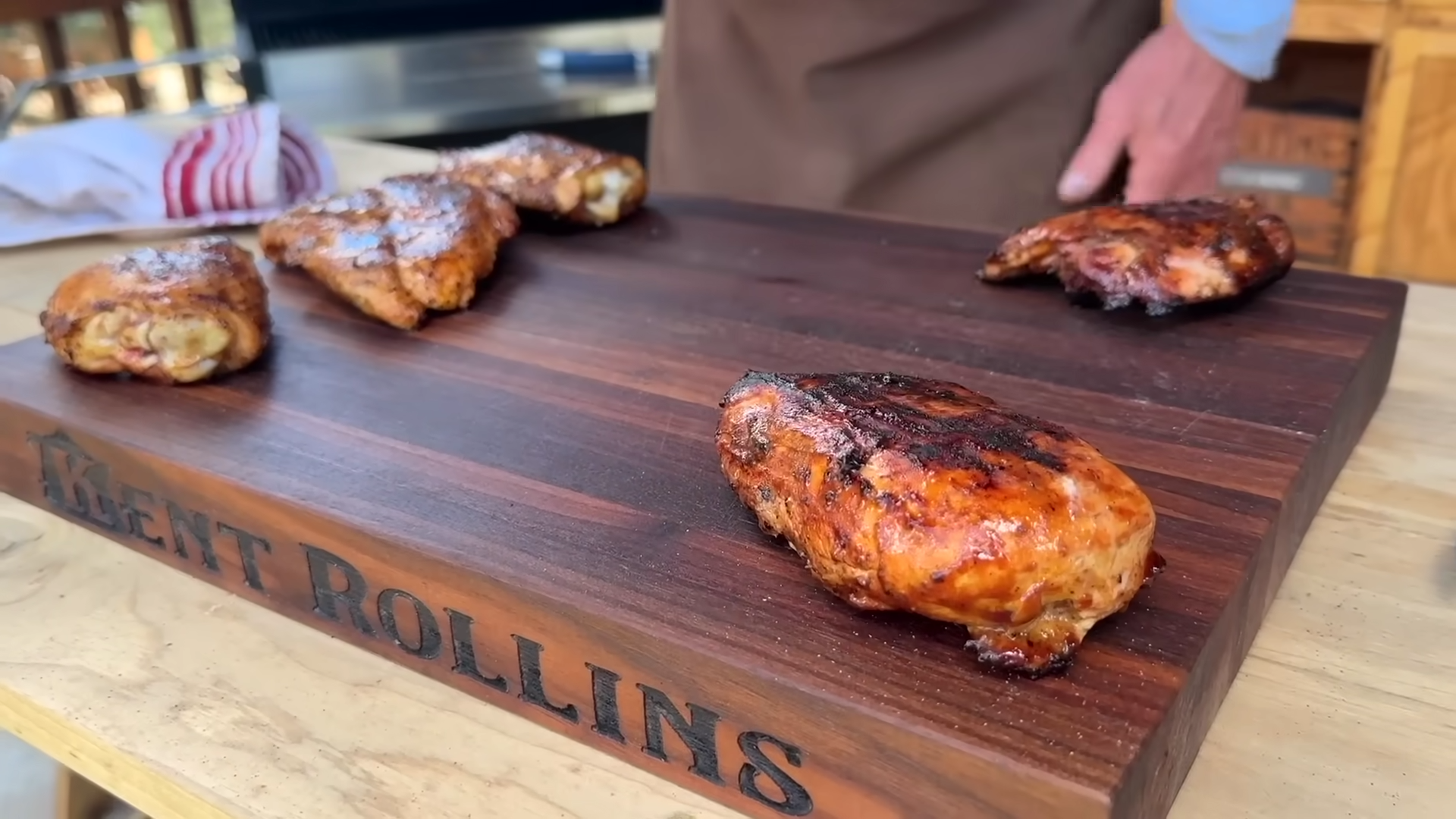 His grilled chicken used to be tough and dry then he changed these ...