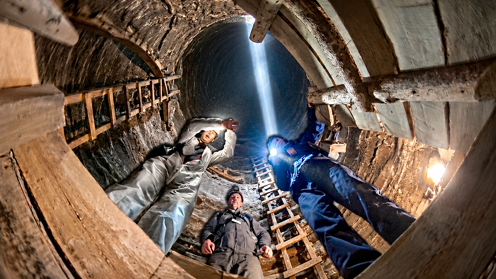 Watch what they found 1,500 feet beneath Poland - the tunnel ends at a ...