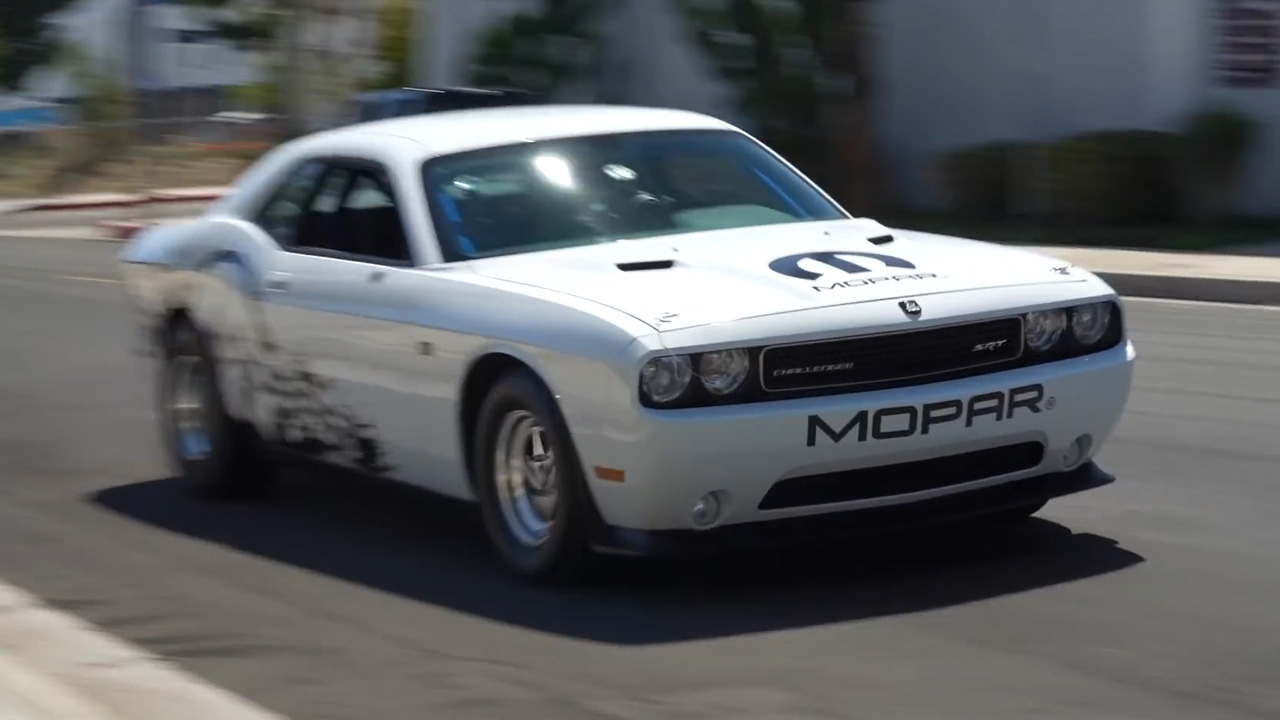 A rare stock Viper V10 Dodge Challenger with 900HP