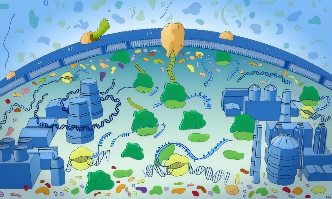 3D images reveal how bacterial cells coordinate protein production and ...