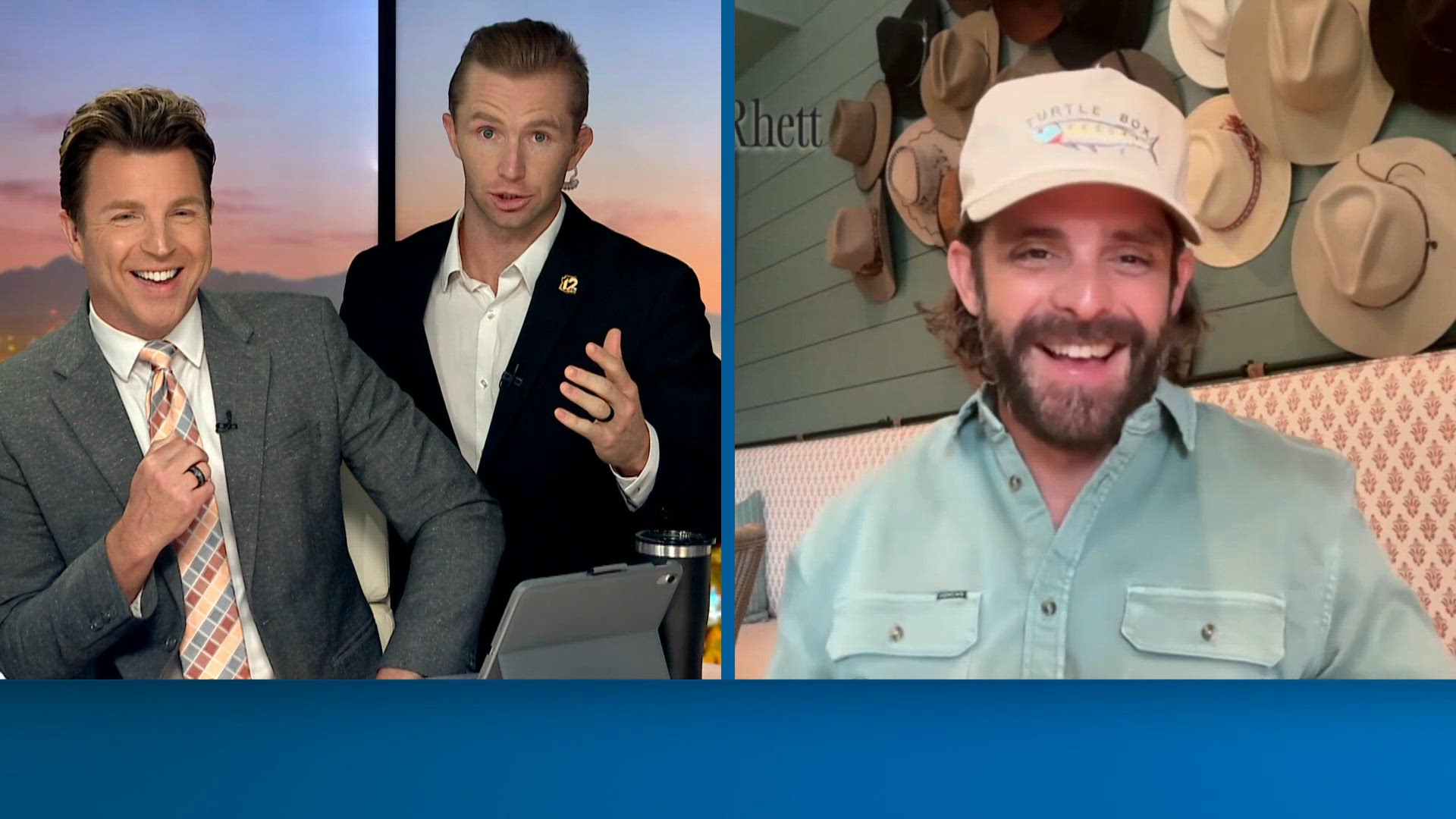 Anchor crashes interview with country singer Thomas Rhett