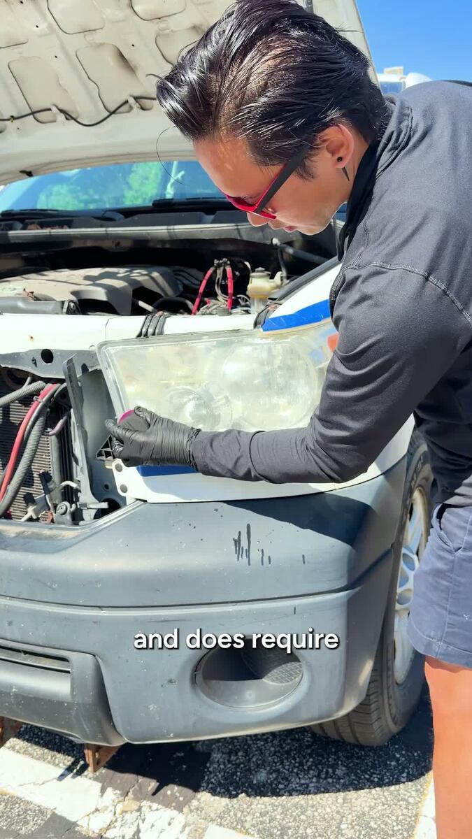 Toothpaste headlight cleaner