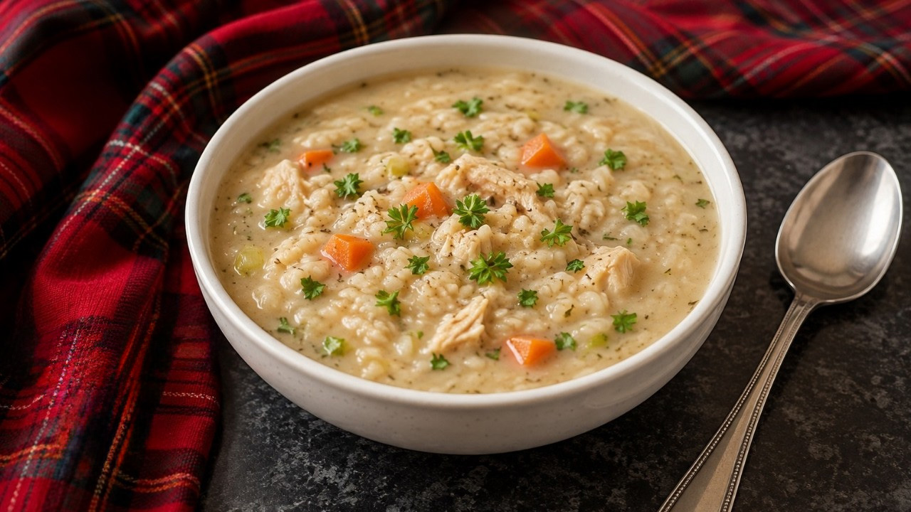 How to make creamy chicken and rice soup in one pot