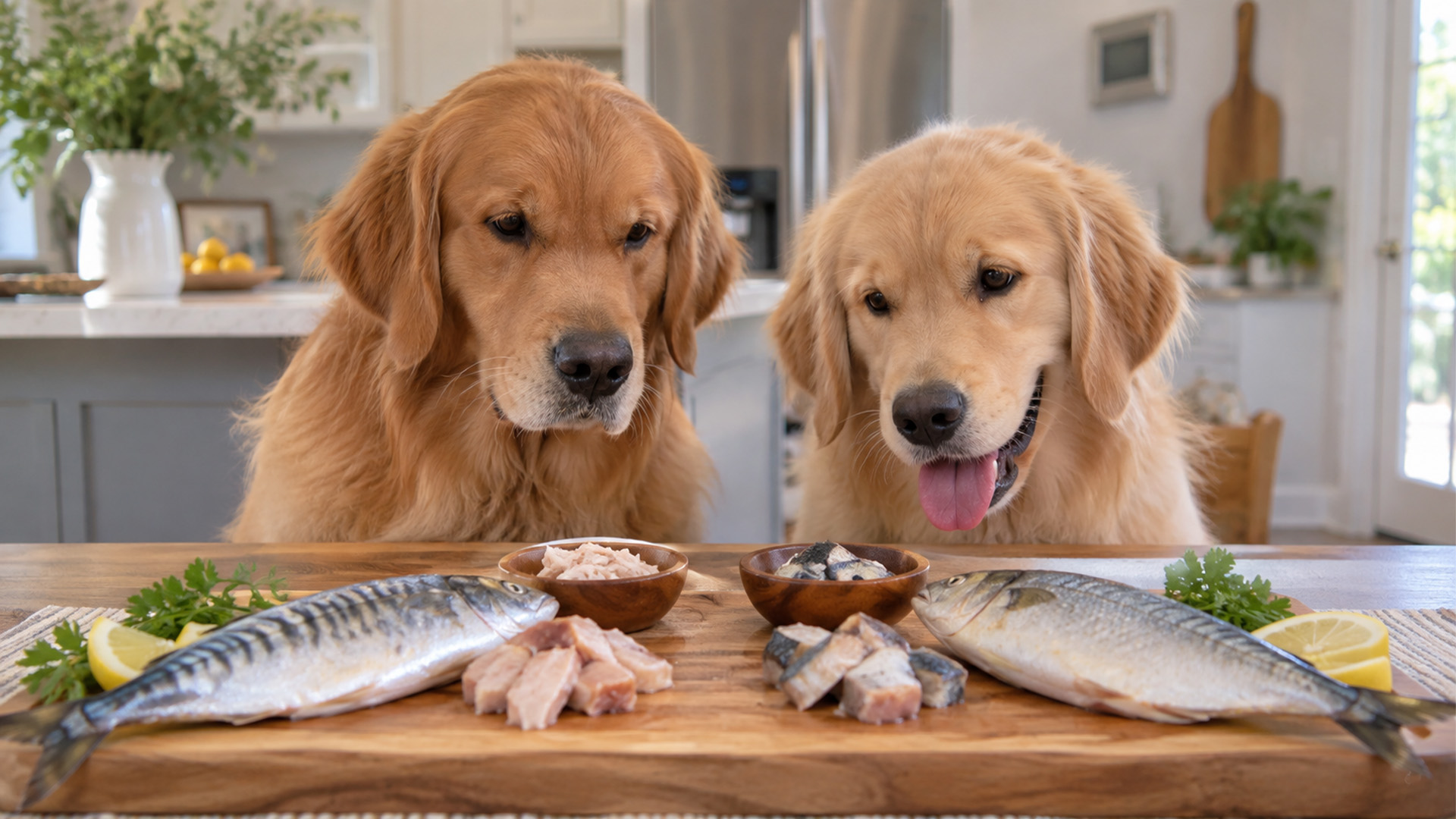 Golden retriever brothers review fish