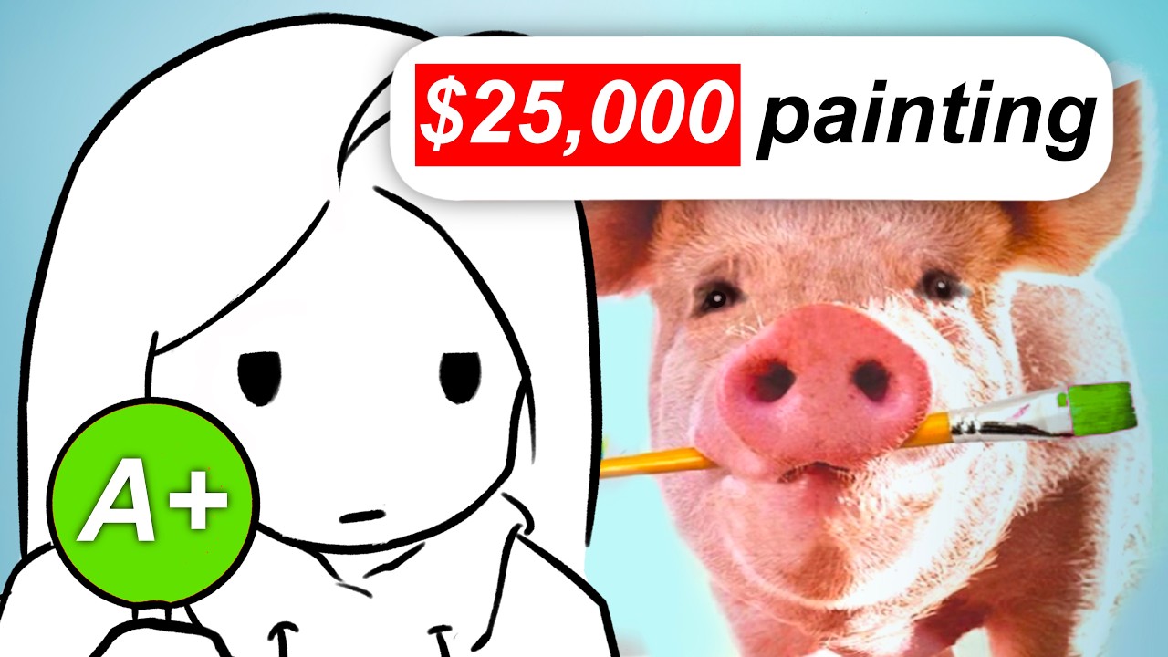These animals draw better than you