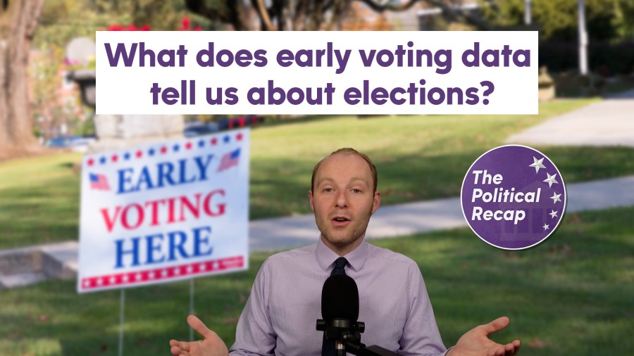 The political recap: What does early voting data tell us about elections?