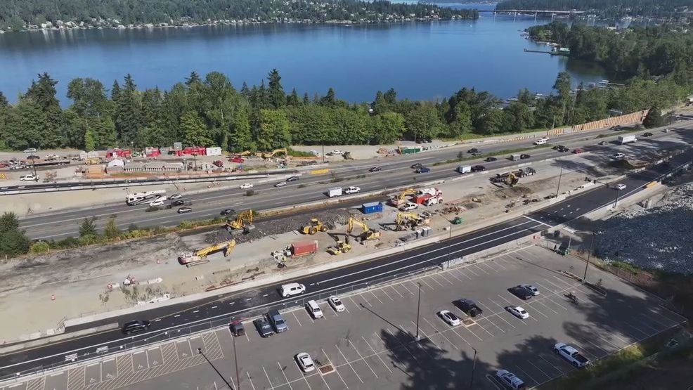Southbound I-405 closed between Bellevue and Renton this weekend