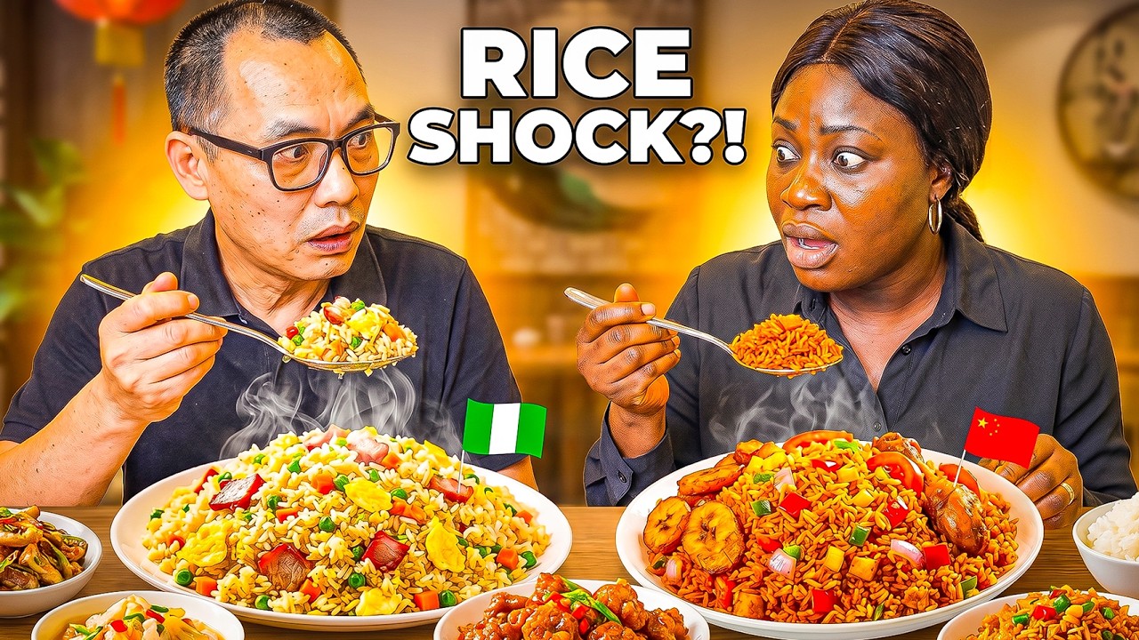 Nigerian vs Chinese: We try each other's rice