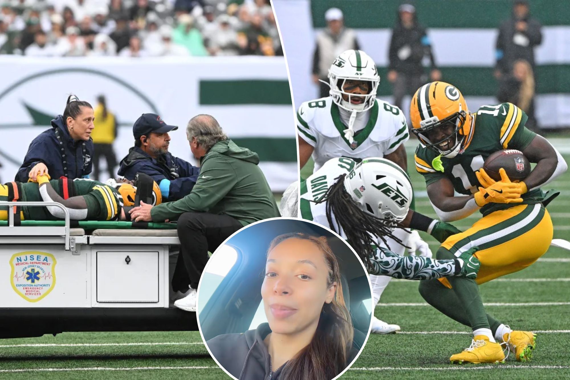 Packers star Jayden Reed’s fiancée gives update after scary injury ...