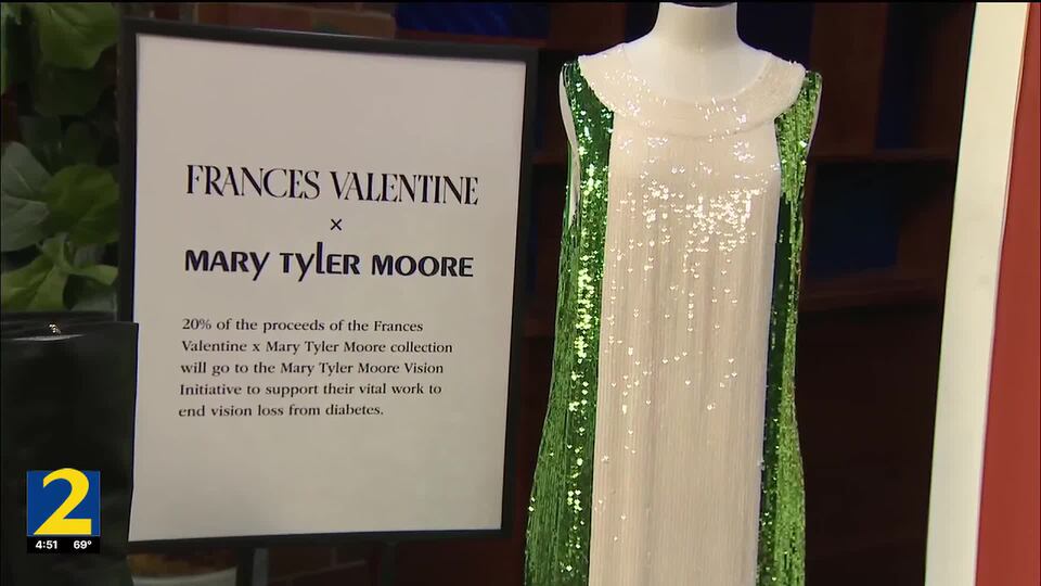 Mary Tyler Moore clothing line on display at SCAD