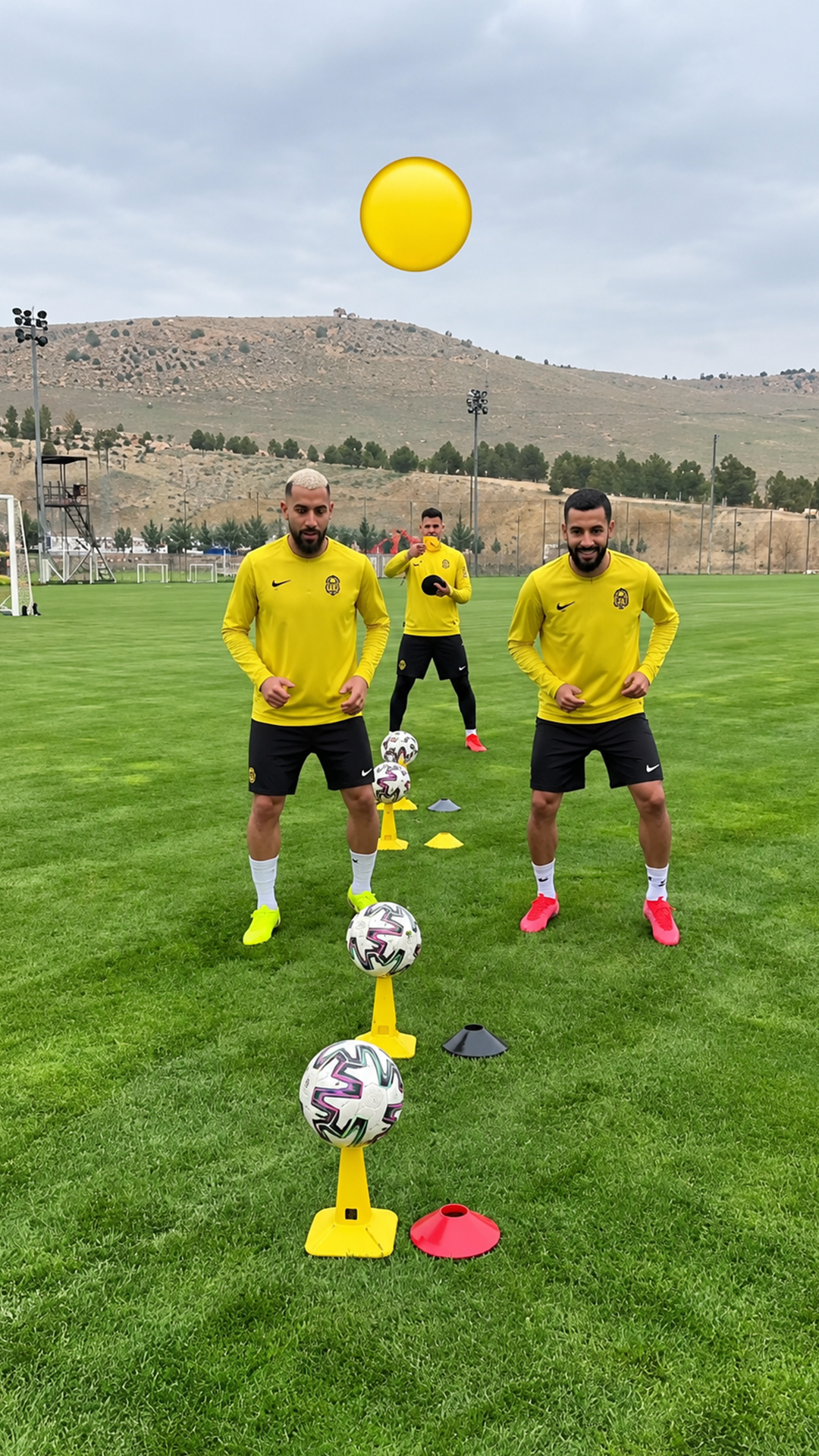 Football agility and color reaction sprint drill