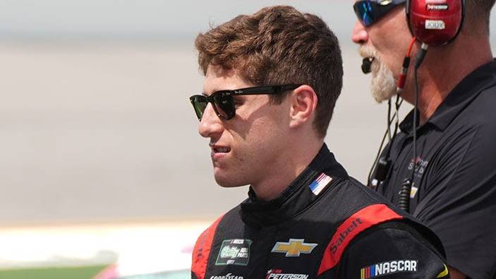 Nick Sanchez gifted pole position for NASCAR truck race at Kansas