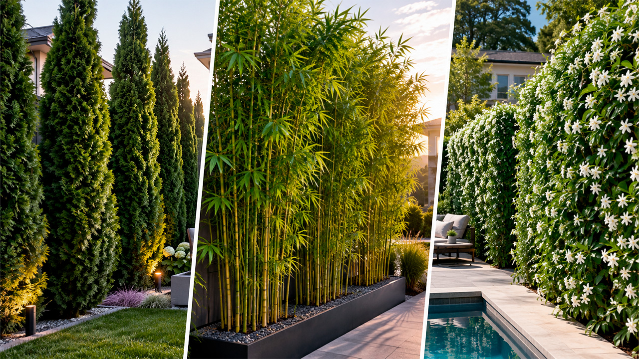 10 fast-growing plants that give you total privacy from your neighbors