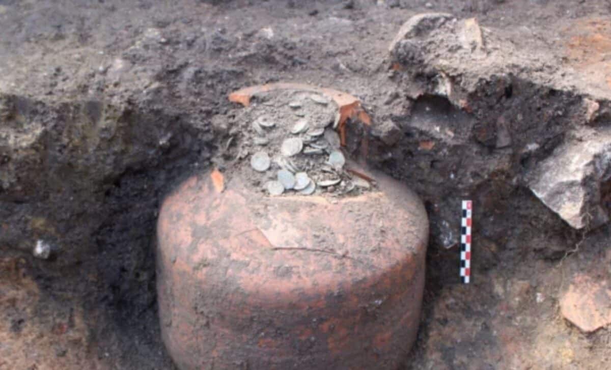 Archaeologists unearthed a 1,800-year-old jar packed with tens of ...