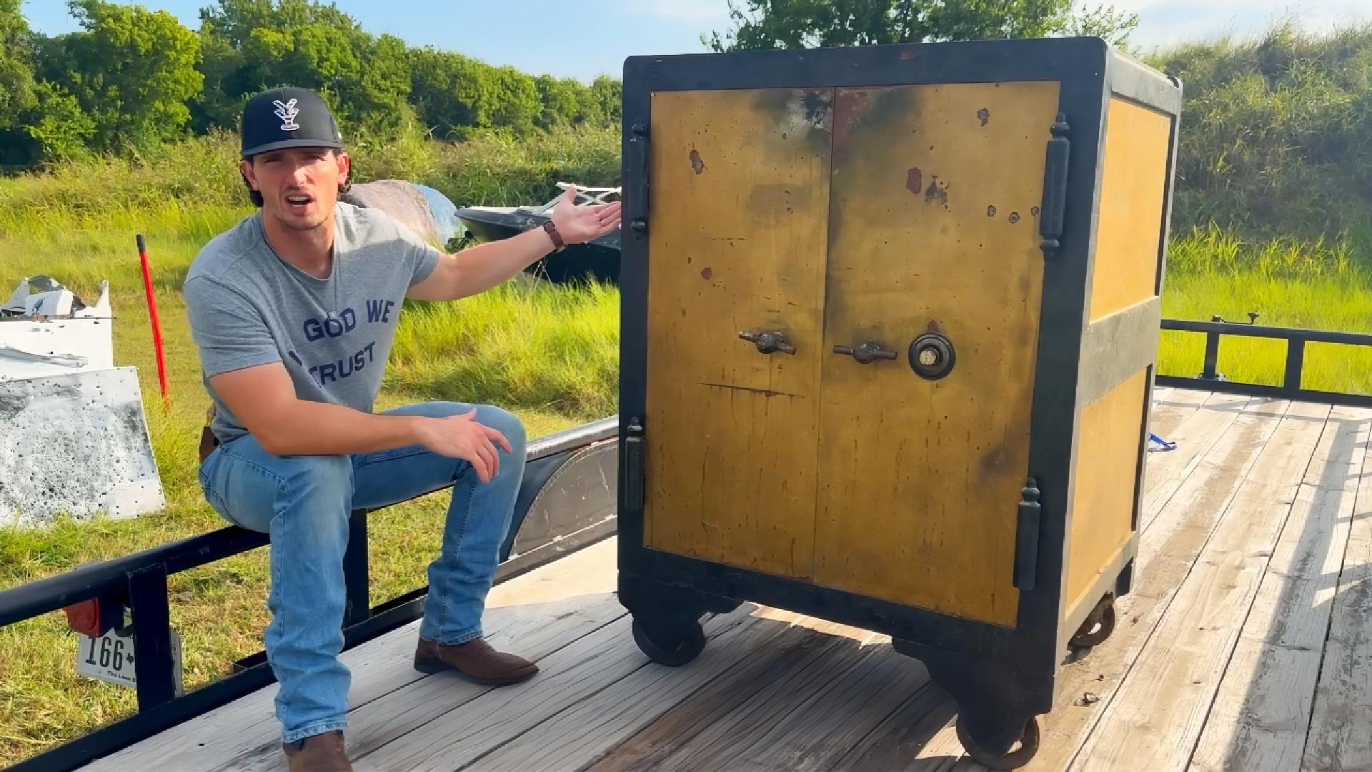 Will a 100-year-old bank safe stop a bullet?