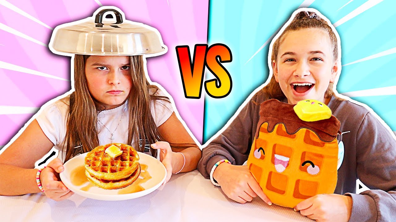 Real food vs Squishmallow challenge | JKREW