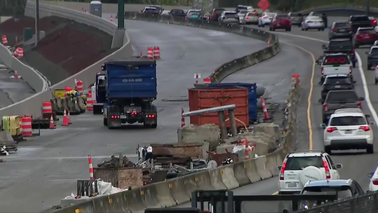 Seattle traffic: I-405 construction to cause closures this upcoming weekend