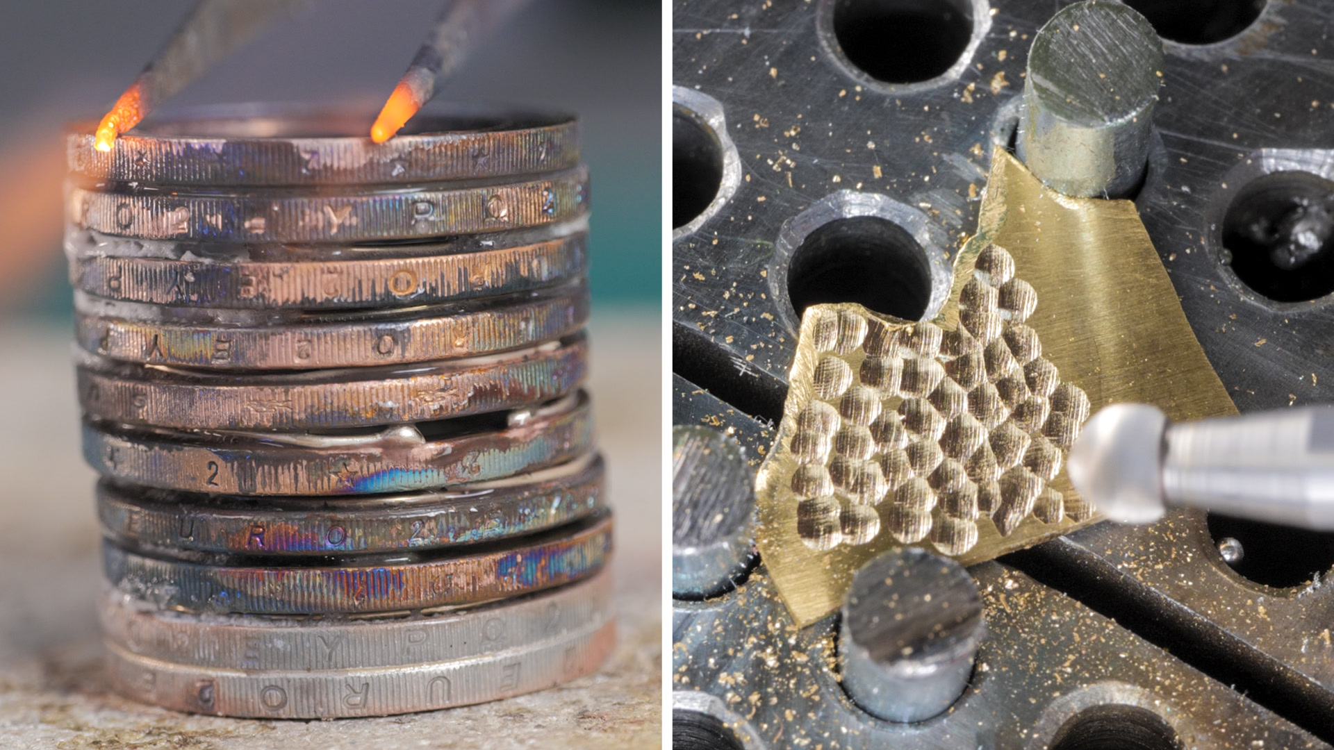 He made a DIY coin ring! From money to magic!